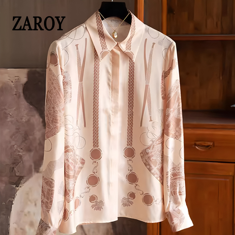 ZAROY Kemeja Wanita Mewah Berm - Luxury Lifestyle Women ulasan dan harga